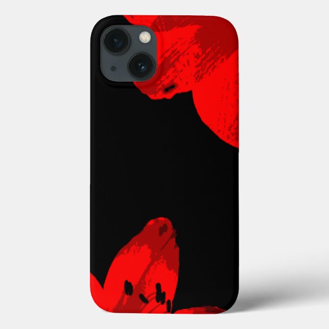 red amaryllis duo Case-Mate iPhone case (Back)