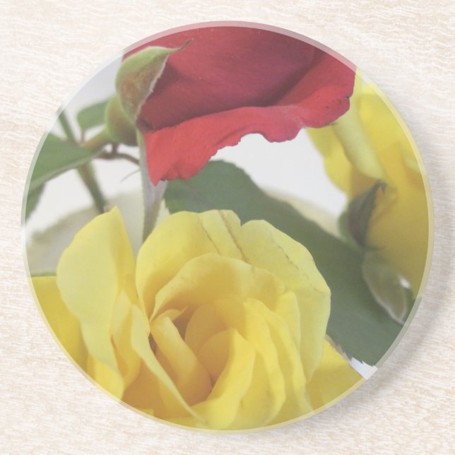Red amd Yellow Roses Coaster (Front)