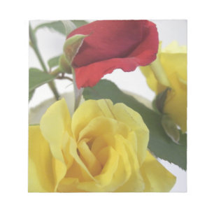 Red amd Yellow Roses Notepad