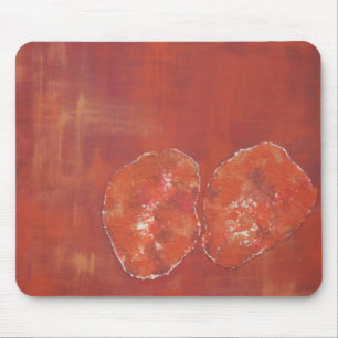 Red Ameoba Mouse Mat