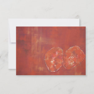 Red Ameoba RSVP Card