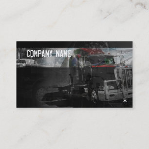 red american truck business card