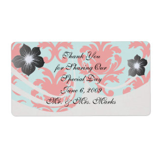 red and aqua lovely formal damask