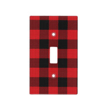 Red and Black Buffalo Check