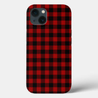 Red and Black Buffalo Plaid 