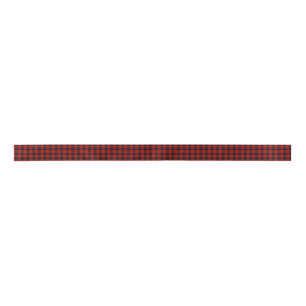 Red and Black Buffalo Plaid Ribbon Satin Ribbon