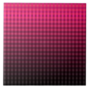 Red and black checkered pattern gradient tile