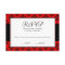 Red and Black Damask RSVP Response Card