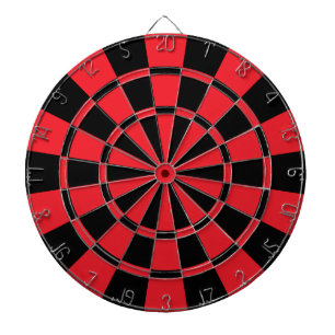 Red And Black Dartboard