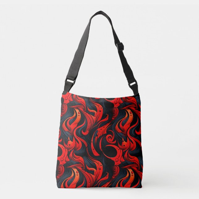 Red and Black Design Bag (Front)