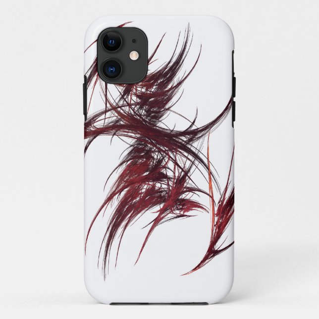 red and black fibres Case-Mate iPhone case (Back)