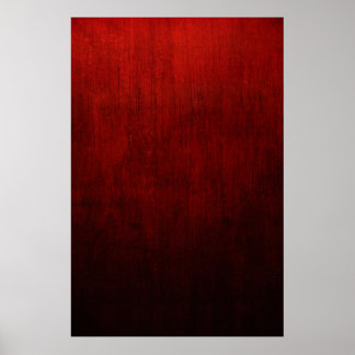 Red and black floral textile poster