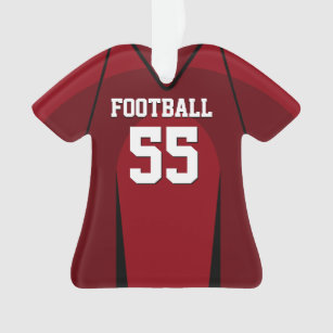 red and black jersey football