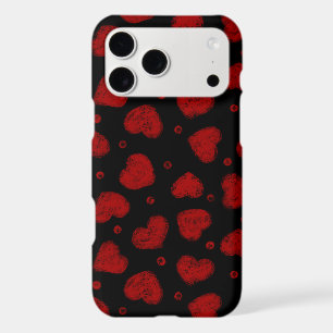 Red and Black Hearts pattern