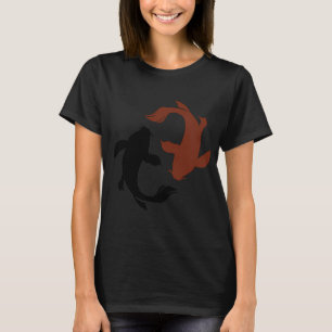Red and black koi fish T-Shirt