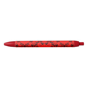 Red and Black Modern Writing Pen