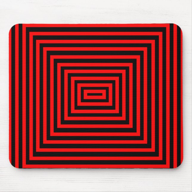 Red and black mouse pad (Front)