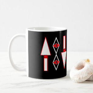 Red and Black pattern,Trend inspiration Coffee Mug
