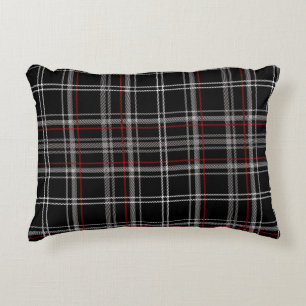 Red and Black Plaid Buffalo Check Pattern  Decorative Cushion