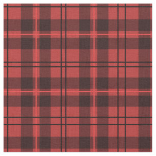 Red and Black Plaid Fabric