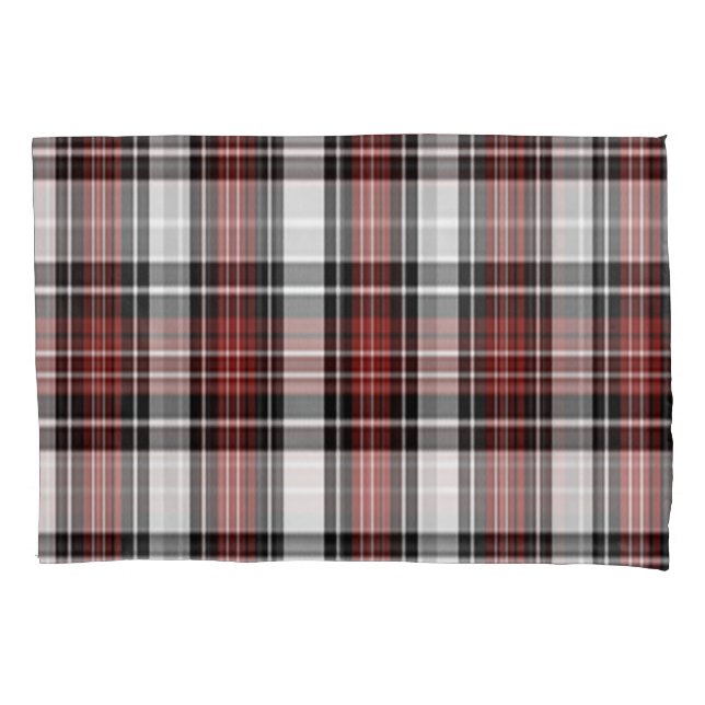 Red And Black Plaid Pillowcase (Front)