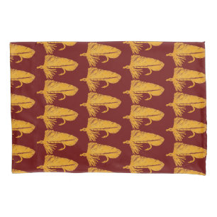 Red and black Red Ibis classic wet trout fly       Pillowcase