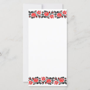 Red and Black Roses cross-stitch Pattern