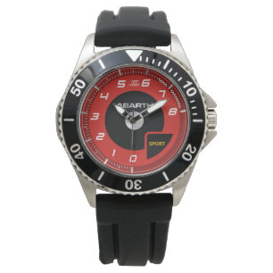 RED AND BLACK RPM SPORT RACING WATCH