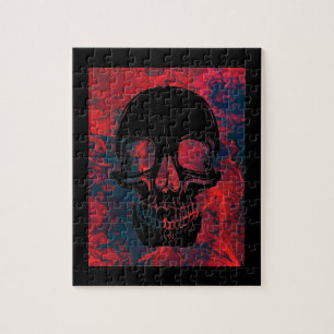 Red and Black Skull Puzzle