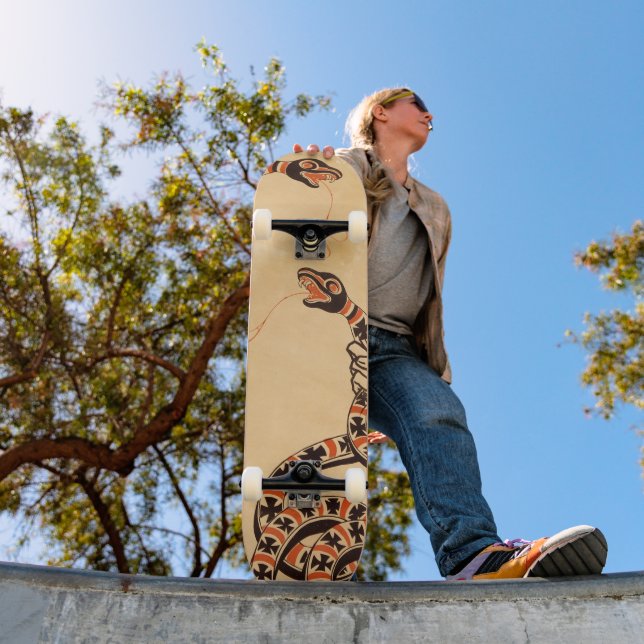 Red and Black Snake Skateboard (Outdoor 1)