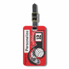 Red and Black Sporty Volleyball 🏐