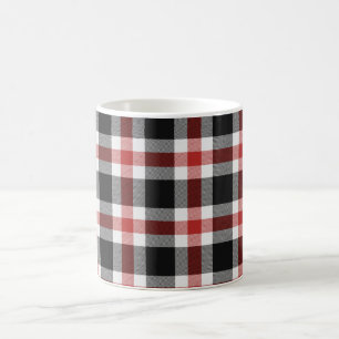 Red And Black Tartan Coffee Mug