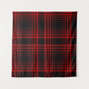 Red and black tartan plaid Scottish seamless patte Tapestry