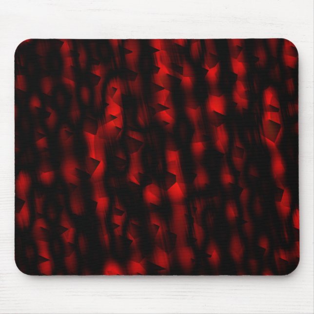 Red and Black Texture Mouse Mat (Front)