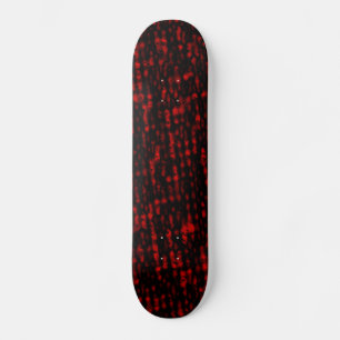 Red and Black Texture Skateboard