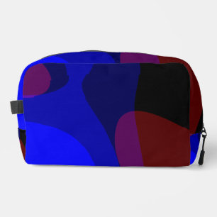 Red And Blue Abstract Art 601 Dopp Kit