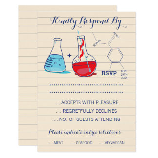 Chemistry Wedding Invitations 9