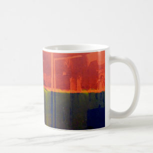Red and Blue Coffee Mug