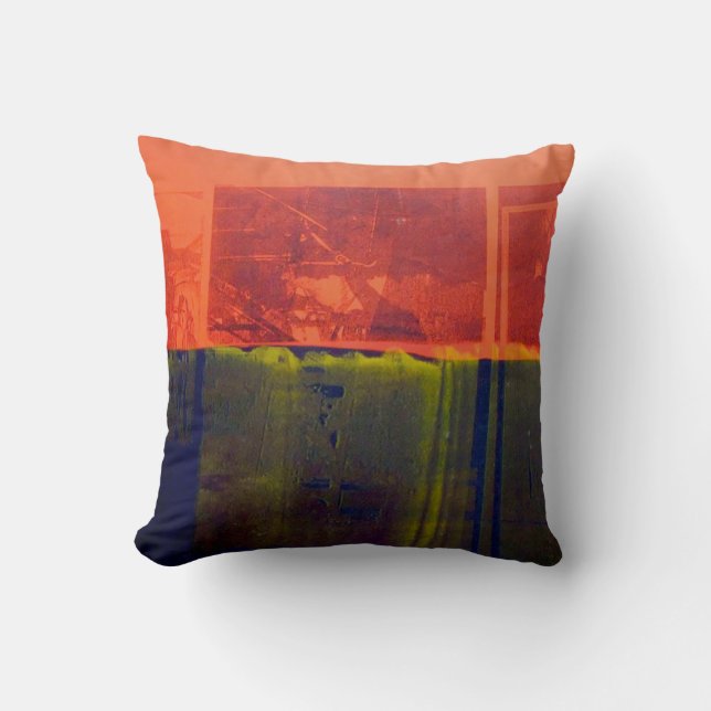 Red and Blue Cushion (Front)