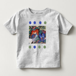 Red and Blue Horses T-Shirt