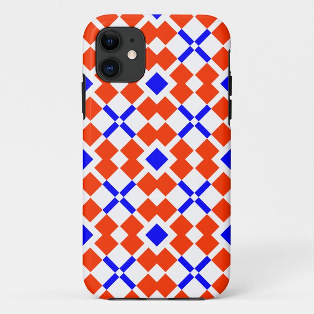 Red and Blue, its Saxonian Case-Mate iPhone Case (Back)