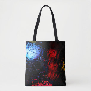 Red and blue LED lamp Tote Bag
