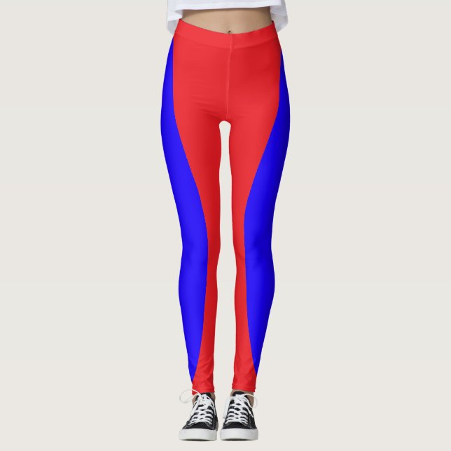 Red And Blue Leggings (Front)