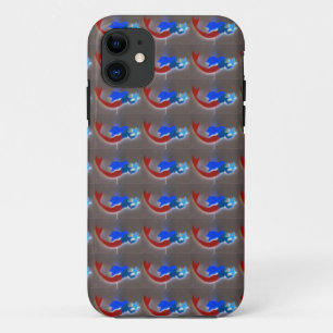 red and blue mermaid case