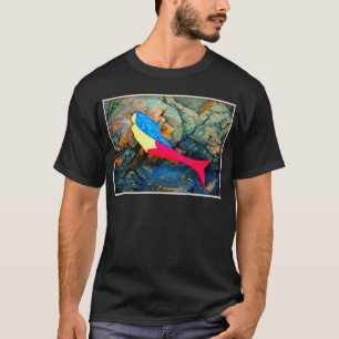 red and blue mermaid T-Shirt