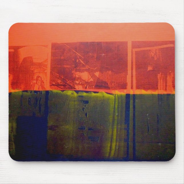 Red and Blue Mouse Mat (Front)