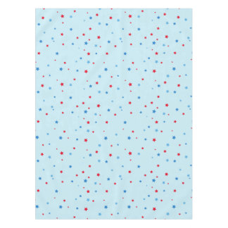 Red and Blue Star Tablecloth