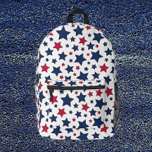 Red and Blue Stars - American flag pattern