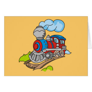 Red and Blue Train Tshirts and Gifts
