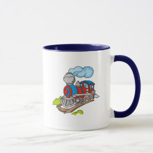 Red and Blue Train Tshirts and Gifts Mug